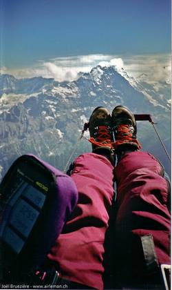 Transition vers l'Eiger depuis Faulhorn